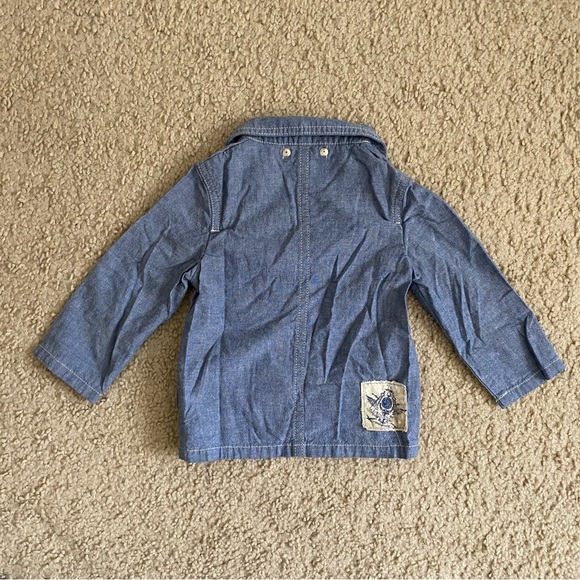 New Baby Guess Blazer Cotton Coat Jacket Unisex Size 18 Months - Picture 2 of 3